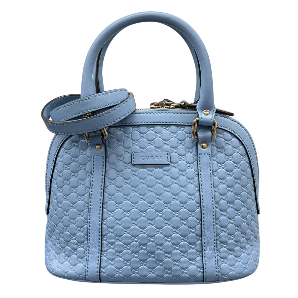 極美品 GUCCI グッチ マイクログッチシマ 2WAY ハンドバッグ  