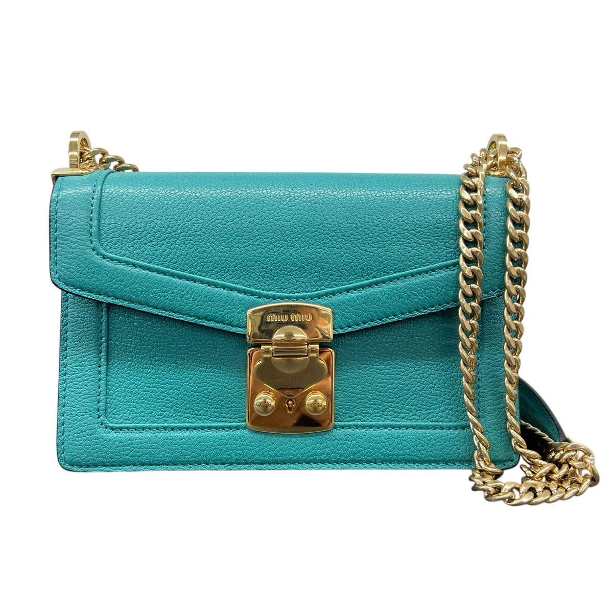 極美品 MIU MIU ミュウミュウ コンフィデンシャル マドラス ショルダー 