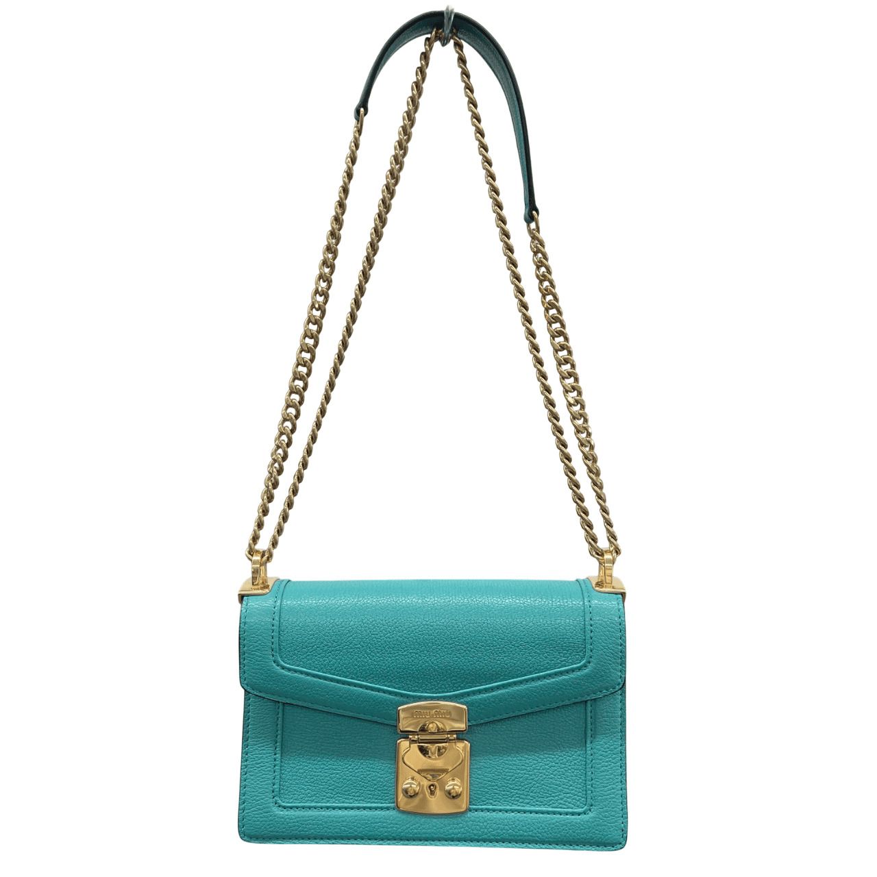 極美品 MIU MIU ミュウミュウ コンフィデンシャル マドラス ショルダー 