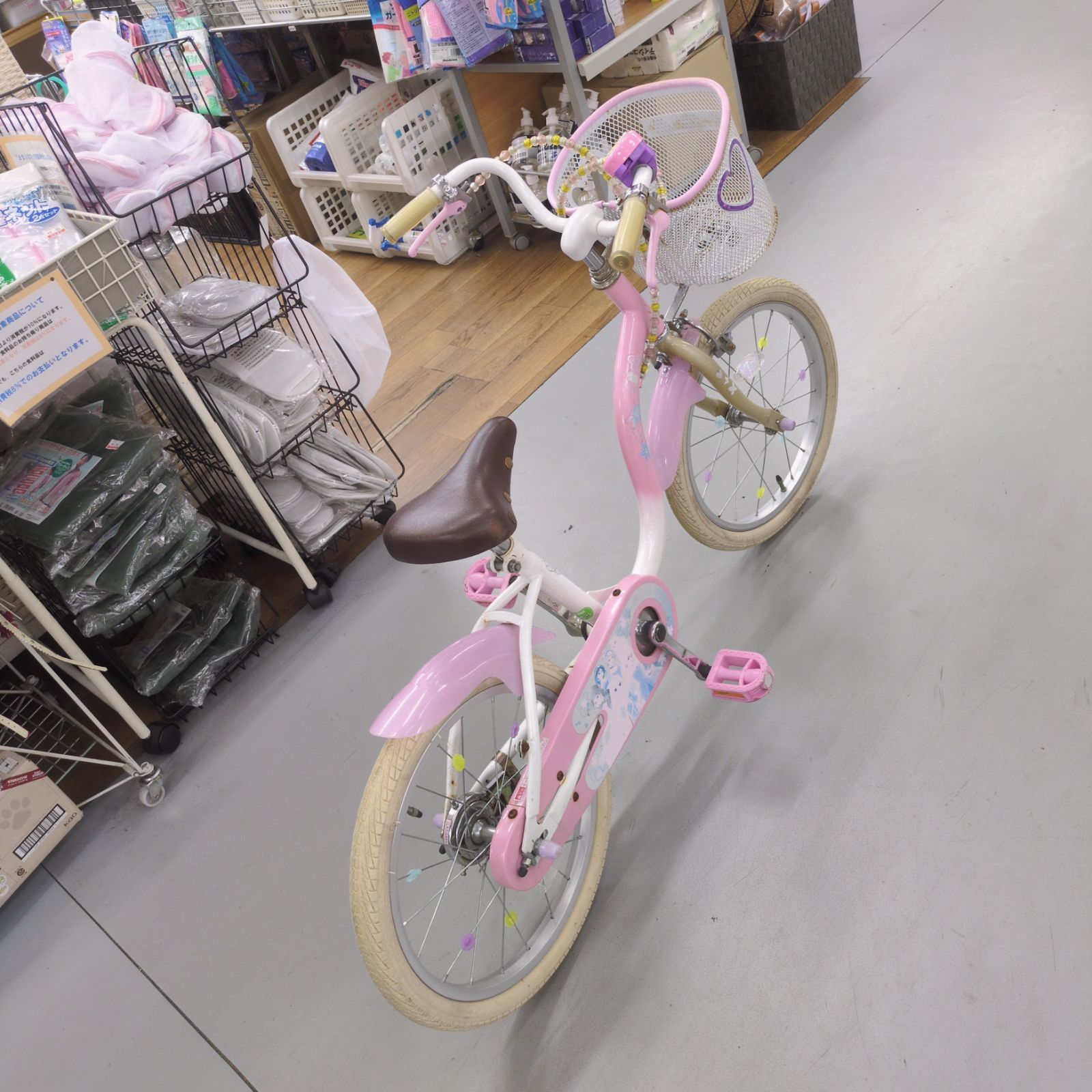 J321 ★サビキズ有り★子供自転車★ウィズフレンドパーティー★18インチ J321 ☆サビキズ有り☆子供自転車☆ウィズフレンドパーティー☆18