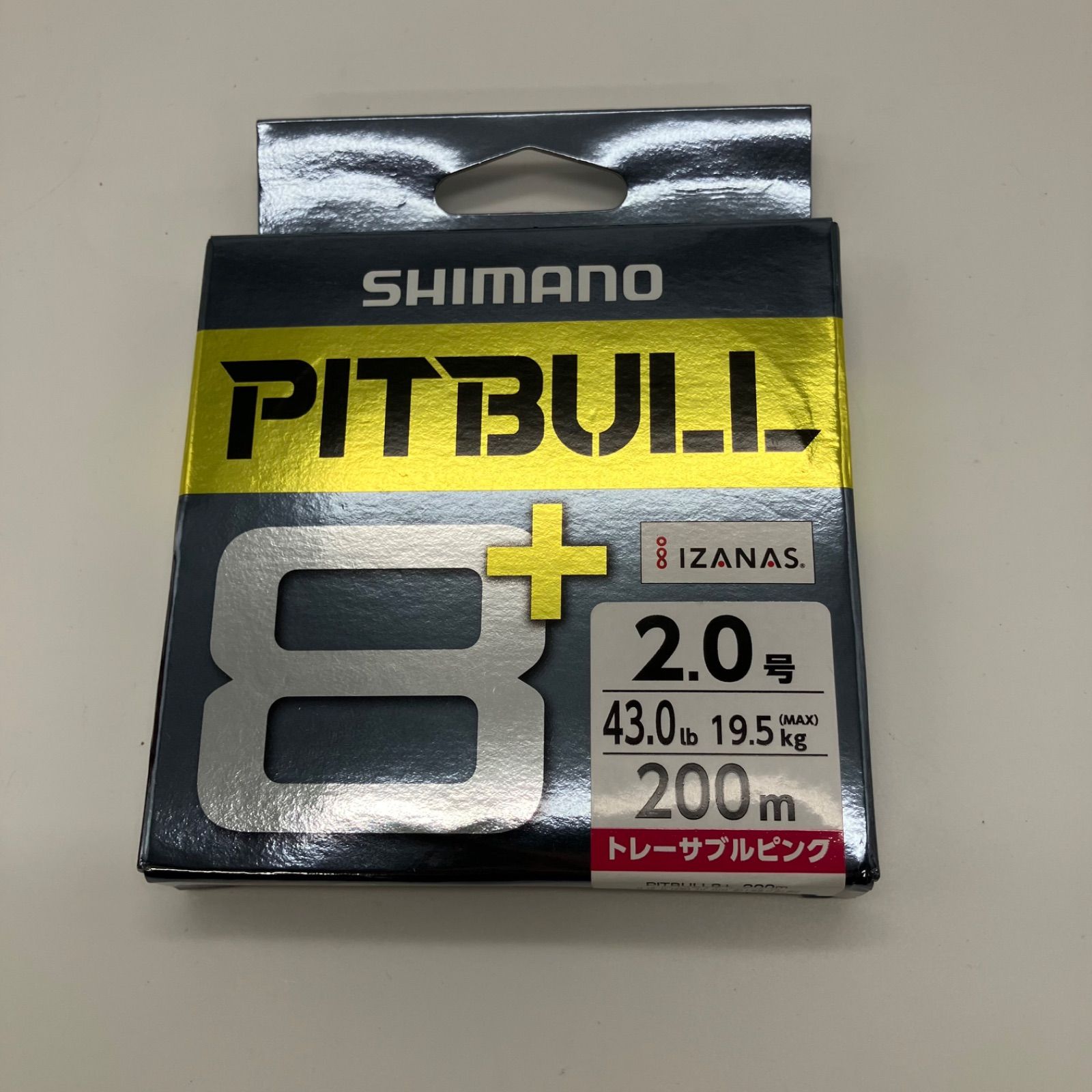 WJ134 シマノ ピットブル8+ LD-M61T 200m 2.0号 トレーサブルピンク