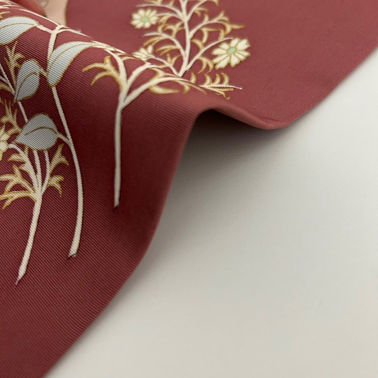 名古屋帯 正絹 塩瀬 上品な染めの花 九寸 MA-1195 - メルカリ