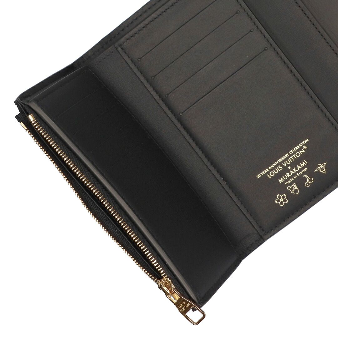ルイヴィトン LOUIS VUITTON 折財布 三つ折り財布 村上隆 LV × TM