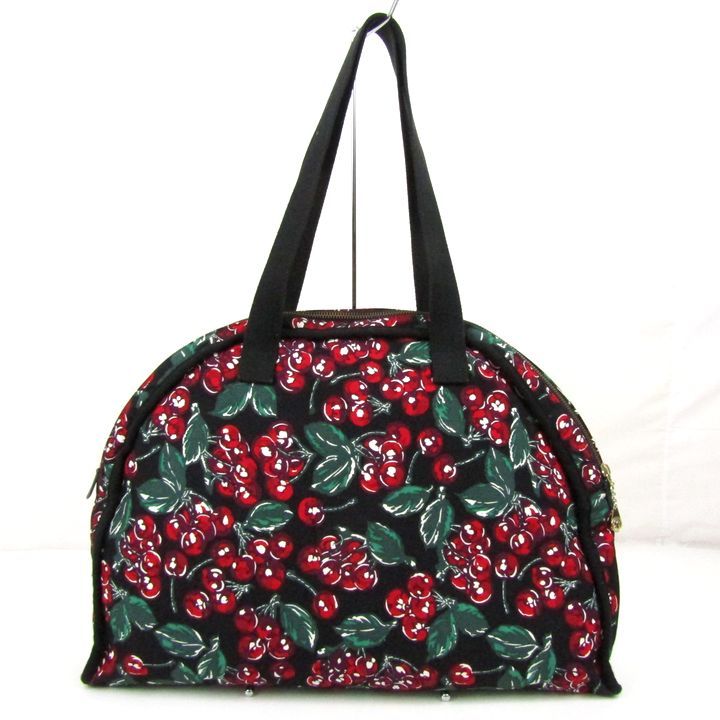 ソニアリキエル チェリー柄 ショルダーバッグ ボストンバッグ 鞄