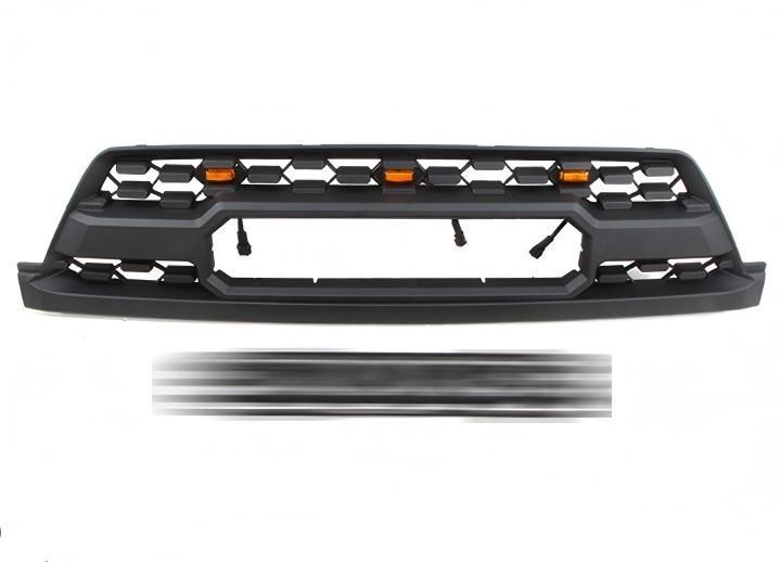 送料無料】2002-2005年 トヨタ ハイラックスサーフ 中網 グリル LED 