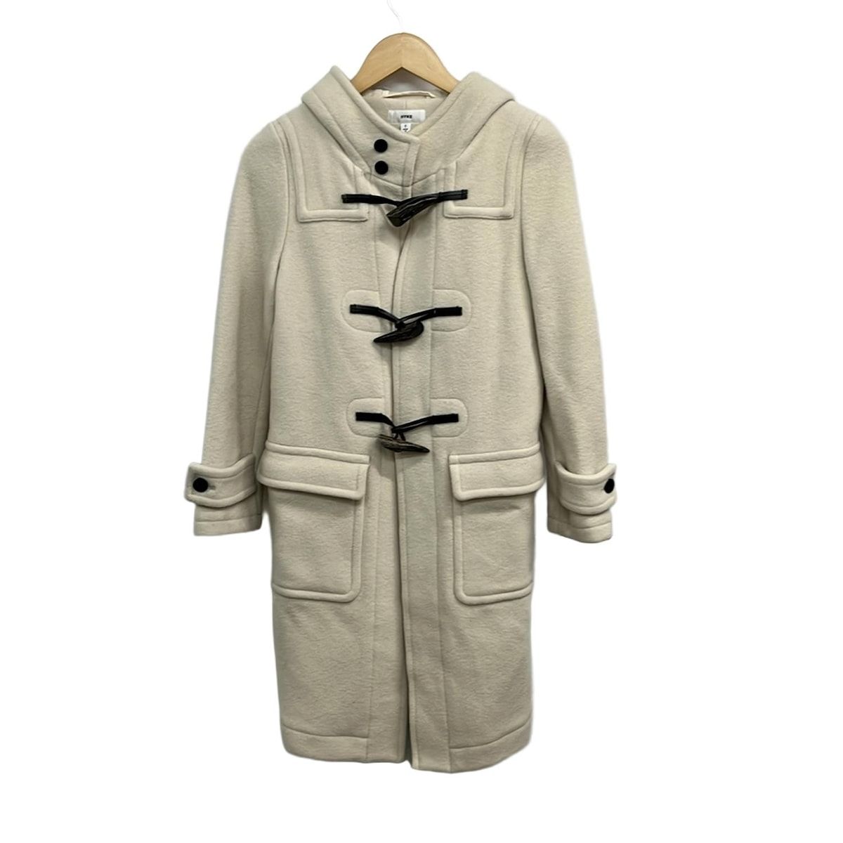 HYKE(ハイク) ダッフルコート サイズ1 S レディース - アイボリー 長袖