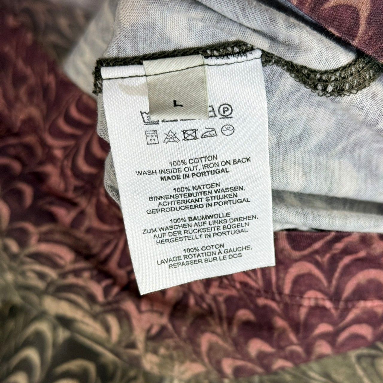 DRIES VAN NOTEN ドリスヴァンノッテン 25SS HUBBA プリントTシャツ L 