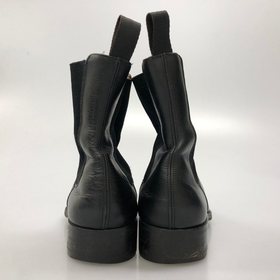 サントーニ サイドゴアブーツ レザー ブラック メンズ サイズ7.5【AFC4