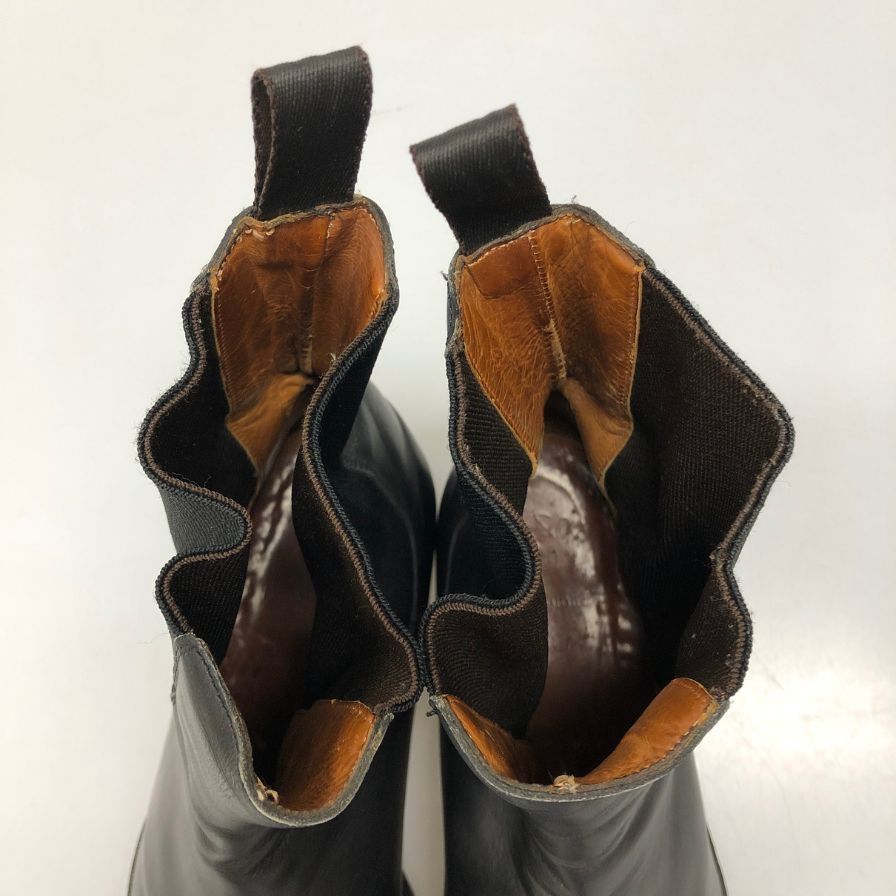 希少品 Santoni サントーニ ブラックレザー ブーツ 7.5 サイドゴア 楽天市場】サントーニ Santoni アンティークドレザー チェルシーブーツ