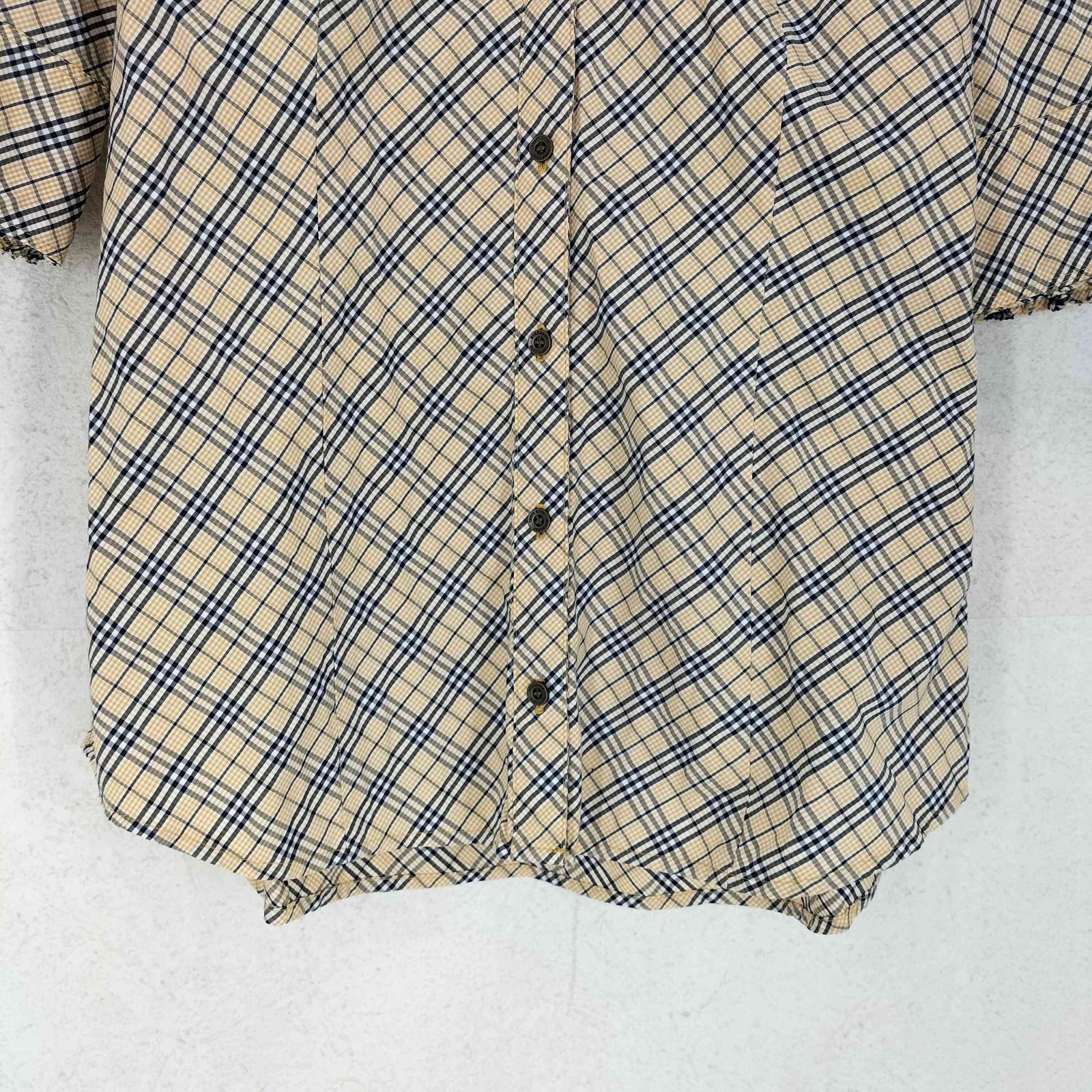 バーバリーブルーレーベル BURBERRY BLUE LABEL ホース刺繍チェック柄S