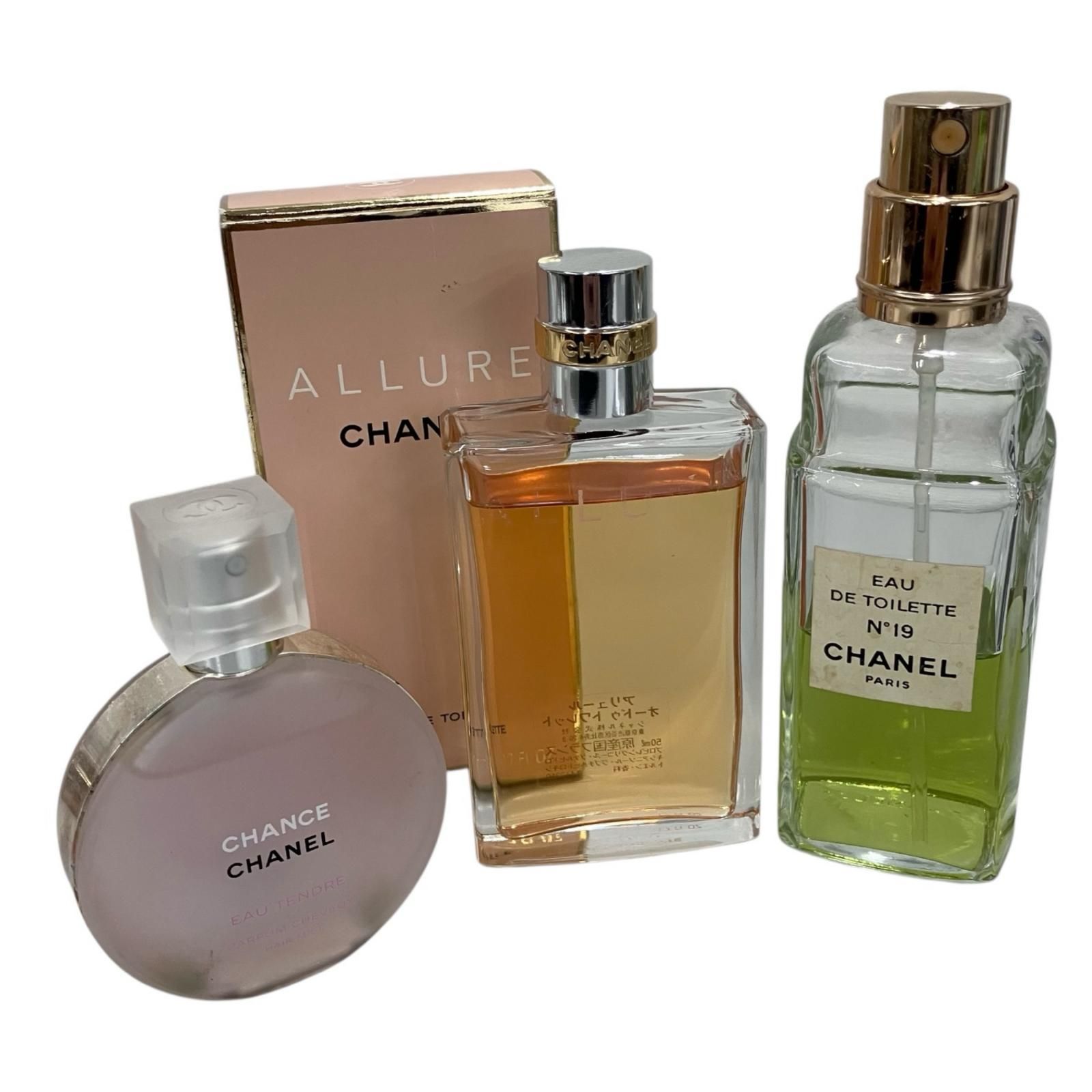 199990 現状品 CHANEL シャネル 香水 3点まとめ売り - メルカリ