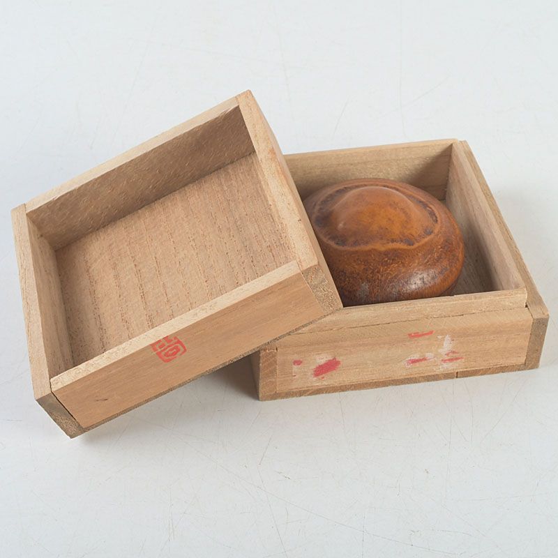 茶道具 篁秋作 竹根 内金溜 香合 共箱 C S353 - メルカリ