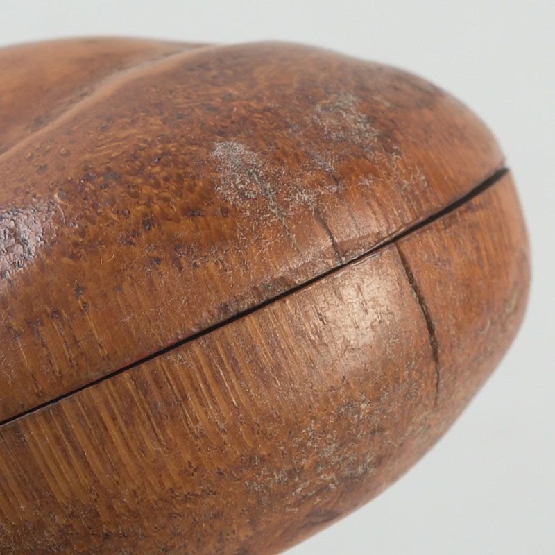 茶道具 篁秋作 竹根 内金溜 香合 共箱 C S353 - メルカリ