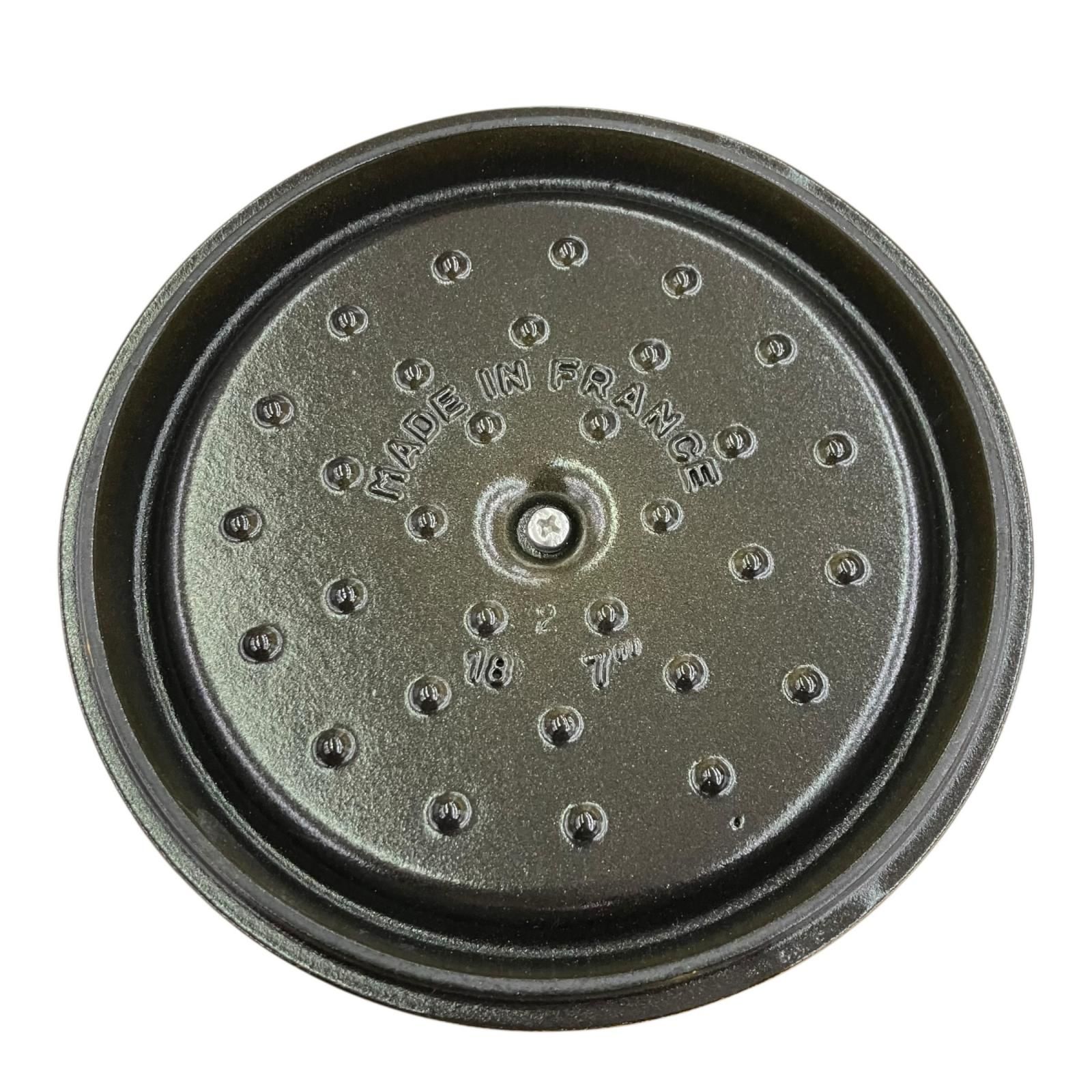 186000 Staub ストウブ ピコココット ラウンド 18cm マスタード - メルカリ