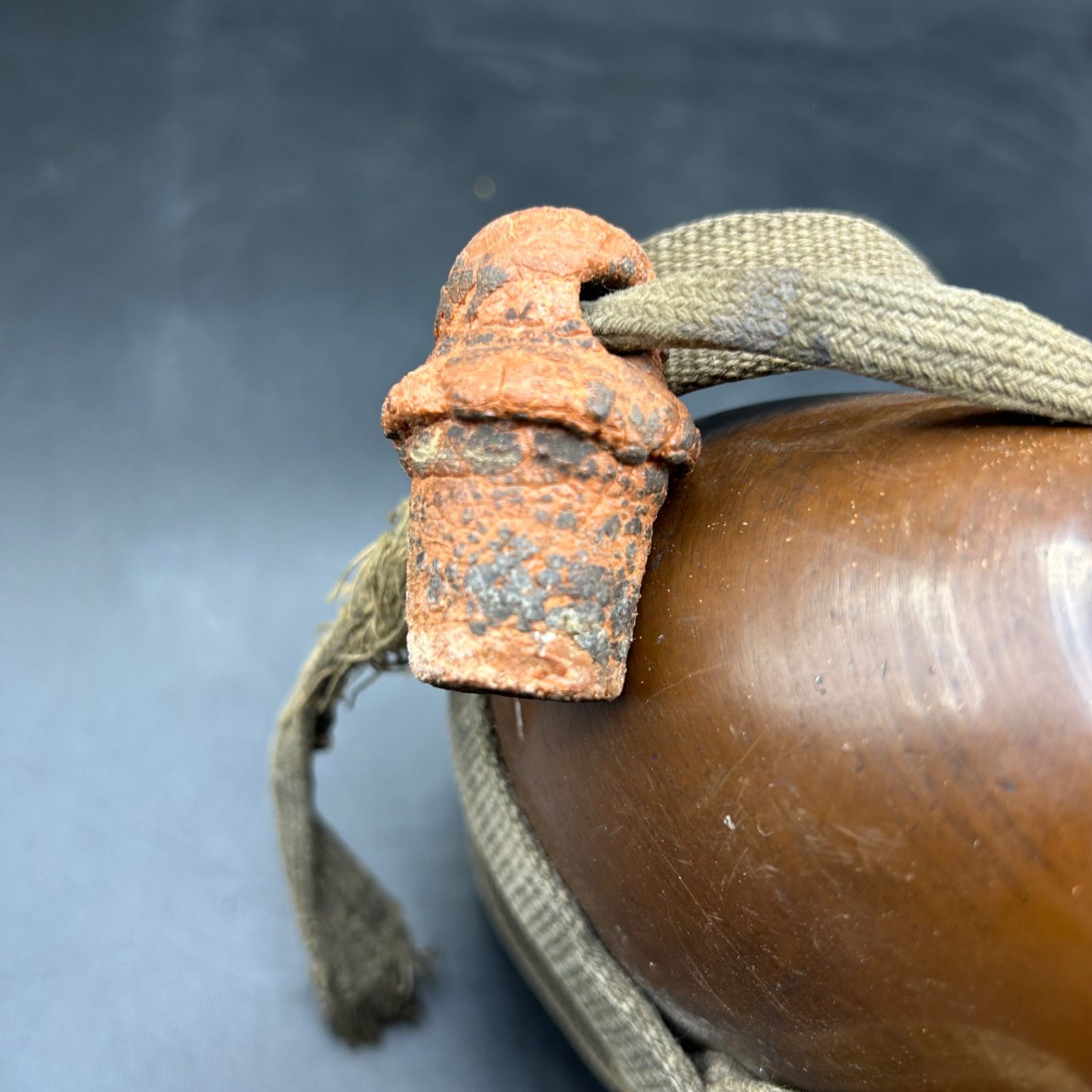 ②日本陸軍 水筒 昭和レトロ 当時物 ミリタリー 日本軍 軍用水筒 兵用