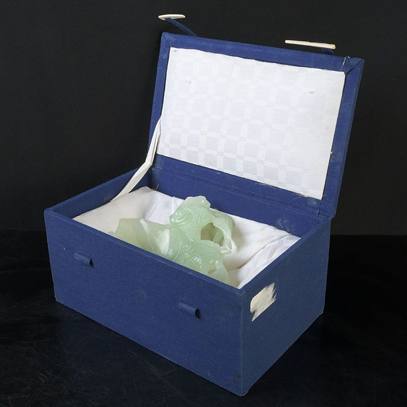 中国 玉石岫玉彫刻 双魚彫 水孟 筆洗 C S354 - メルカリ