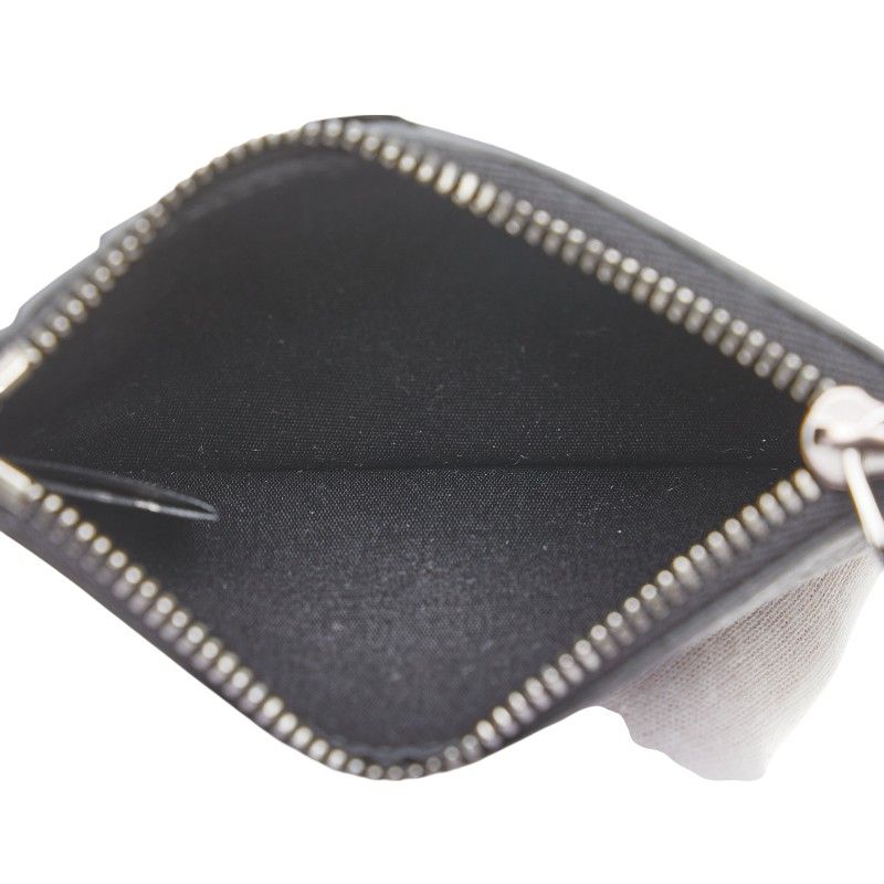 ブルガリ フラグメントケース コインケース ブラック レザー メンズ BVLGARI【1-0216421】