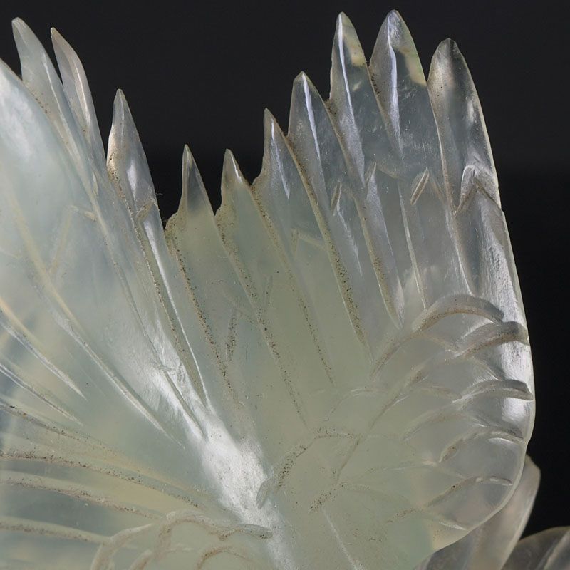 中国の玉石の彫り物 中国 玉石岫玉彫刻 鳥魚刻 置物 C S355 - メルカリ