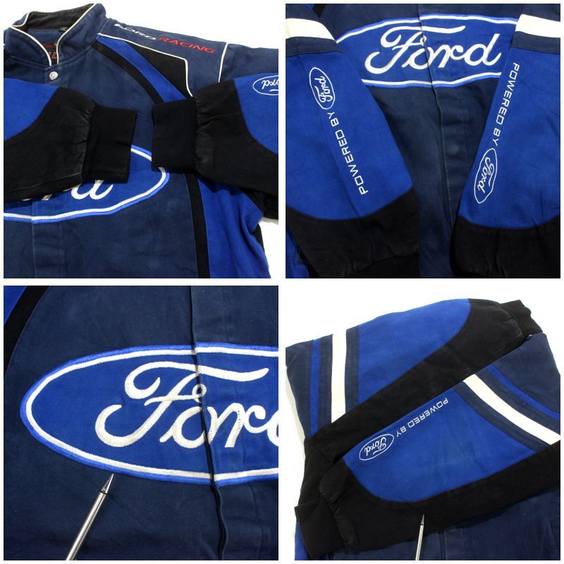 00s JH Design Ford フォード レーシングジャケット メンズ 表記L