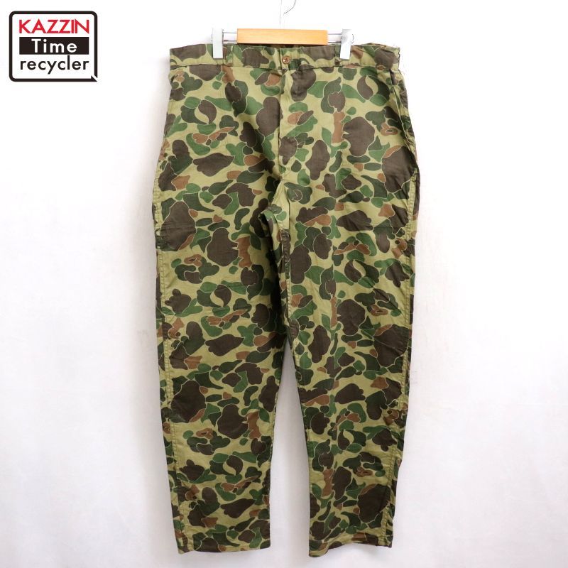 70s vintage ハンティングカモ ベイカータイプ ハンティングパンツ