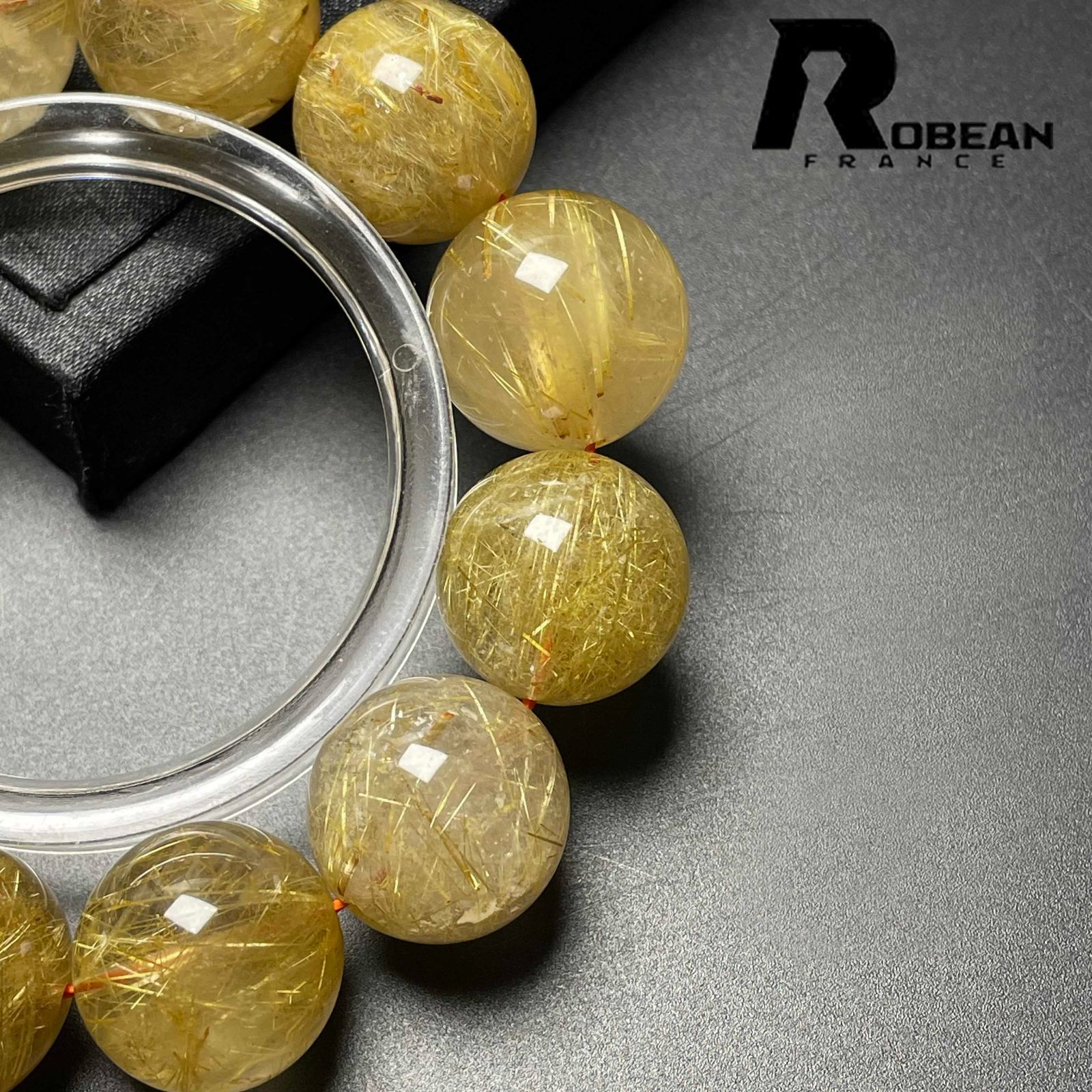 希少 EU製 定価137万円☆ROBEAN・極!極満針ルチルクォーツ