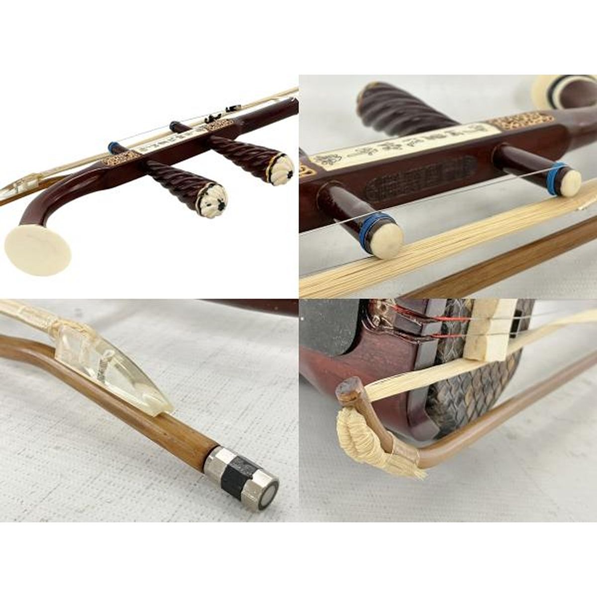 陸林藝 二胡 中国 民族 楽器 弦楽器 弓 ケース付き 中古 Y10613456