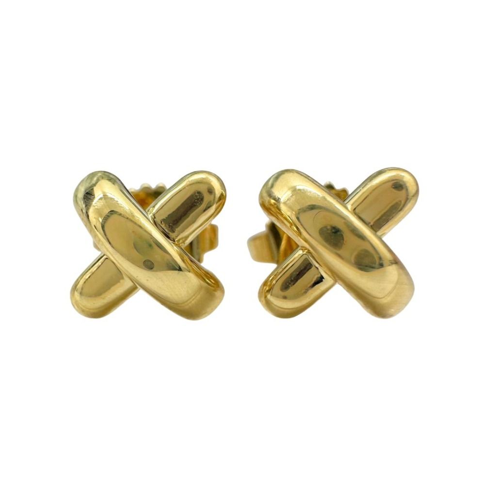 ティファニー クロスステッチ ピアス - メルカリ