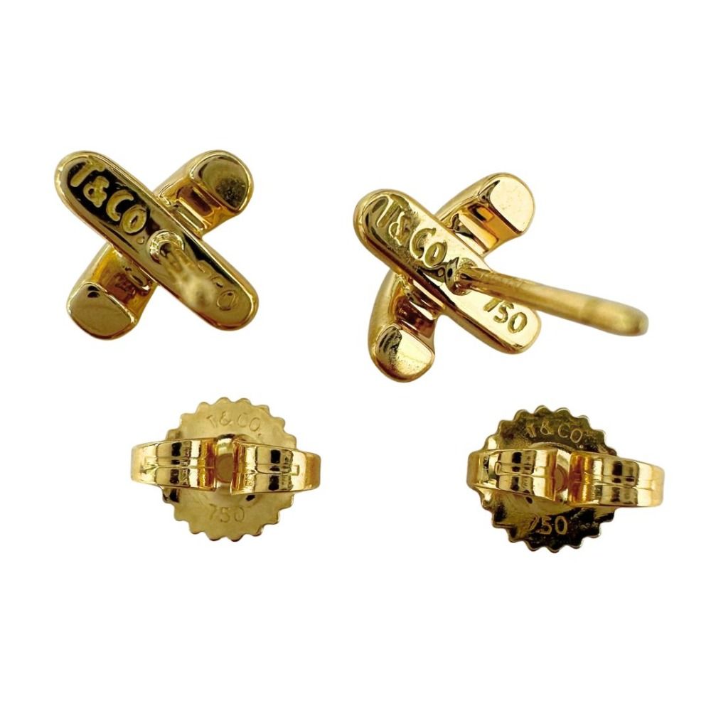 ティファニー クロスステッチ ピアス - メルカリ