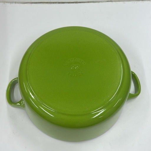 新品】ル・クルーゼ ココット ロンド 22cm フルーツグリーン Le