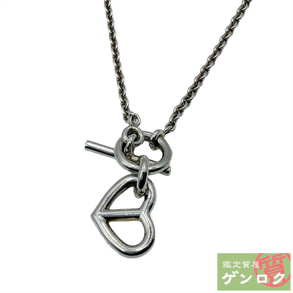 エルメス シェーヌダンクル アミュレット ハート ネックレス