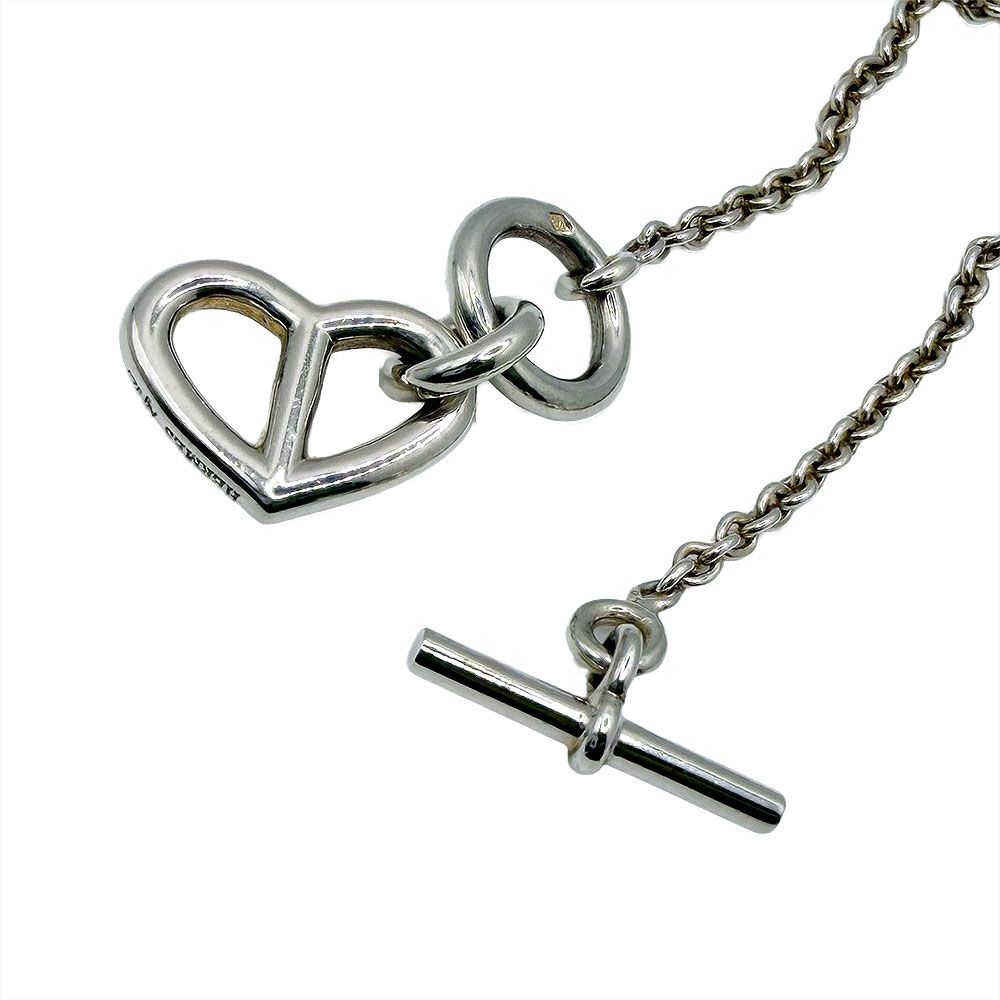 エルメス シェーヌダンクル アミュレット ハート ネックレス