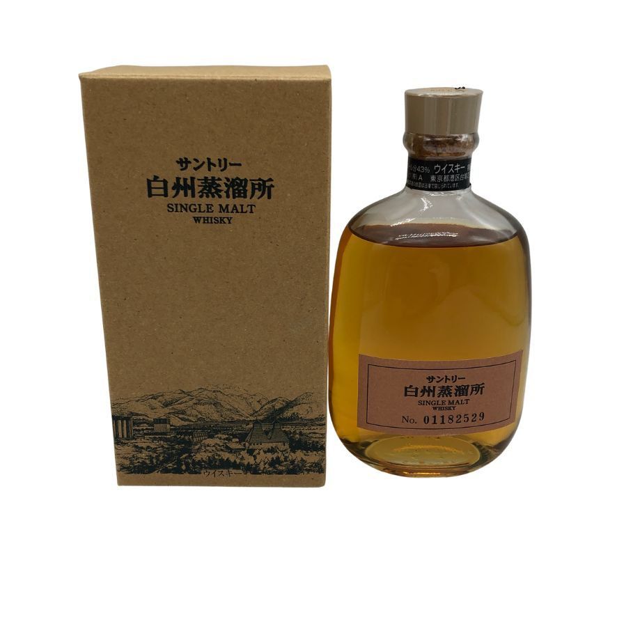 白州蒸留所限定 シングルモルト 300ml 43% 箱付き 6本セット 白州蒸留所限定 シングルモルト 300ml 43% 箱付き 6本セット 109316_1.jpg