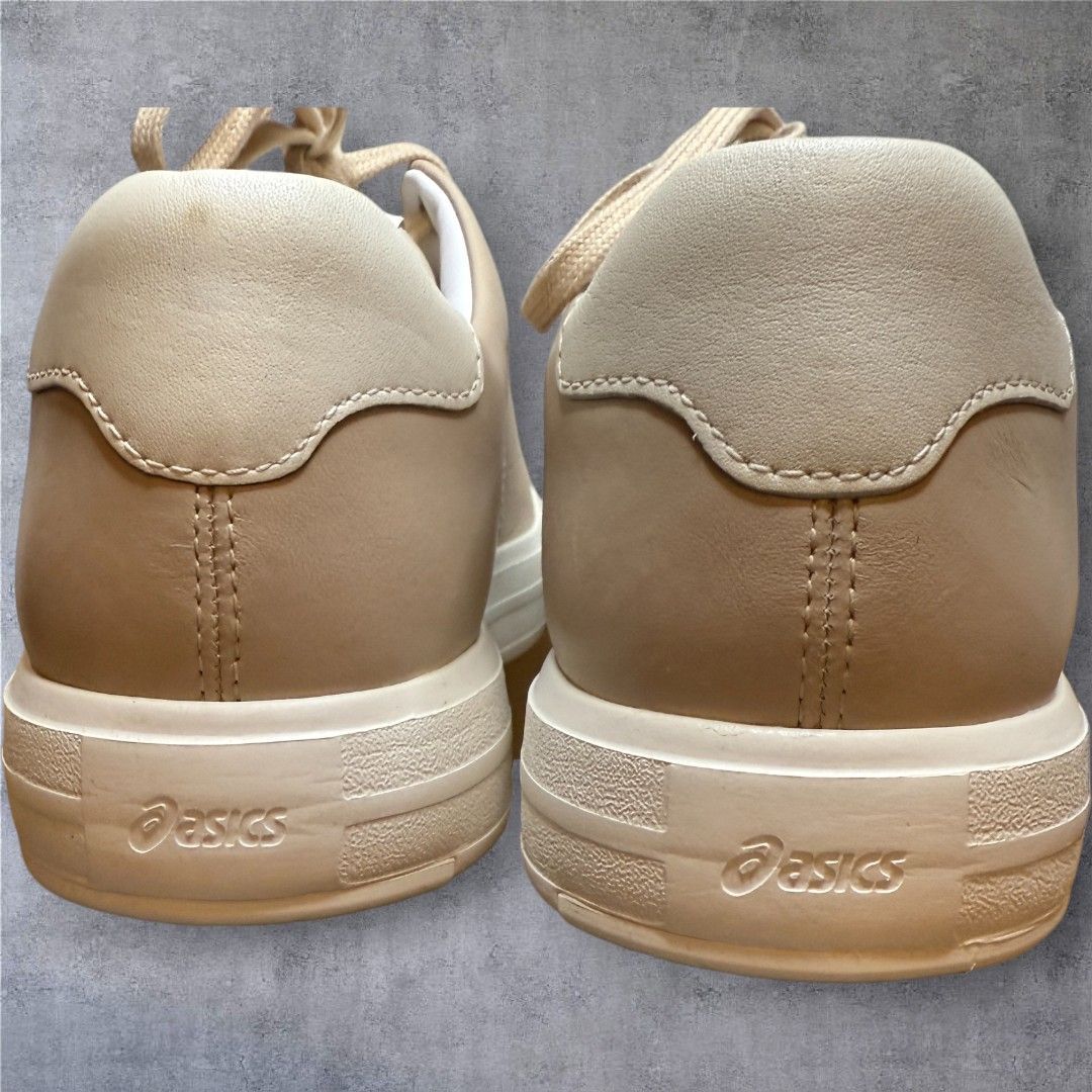 新品⭐️ペダラ 23.5 レザースニーカー サイドジップ 定価27,500円 美品】アシックス ASICS ペダラ pedala レザースニーカー 23.5cm