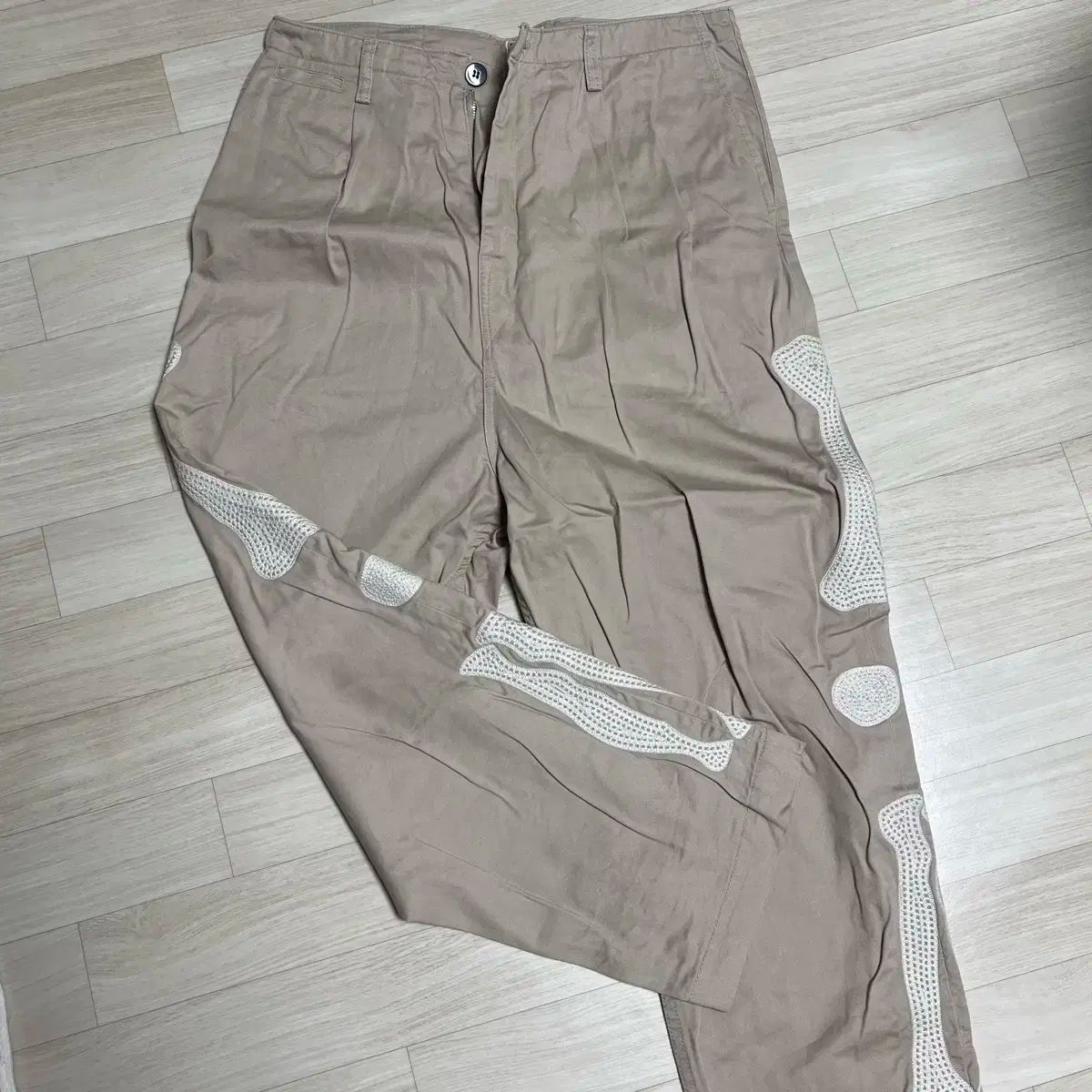 KAPITAL キャピタル ラップ風パンツ チノパン ベージュ KAPITAL