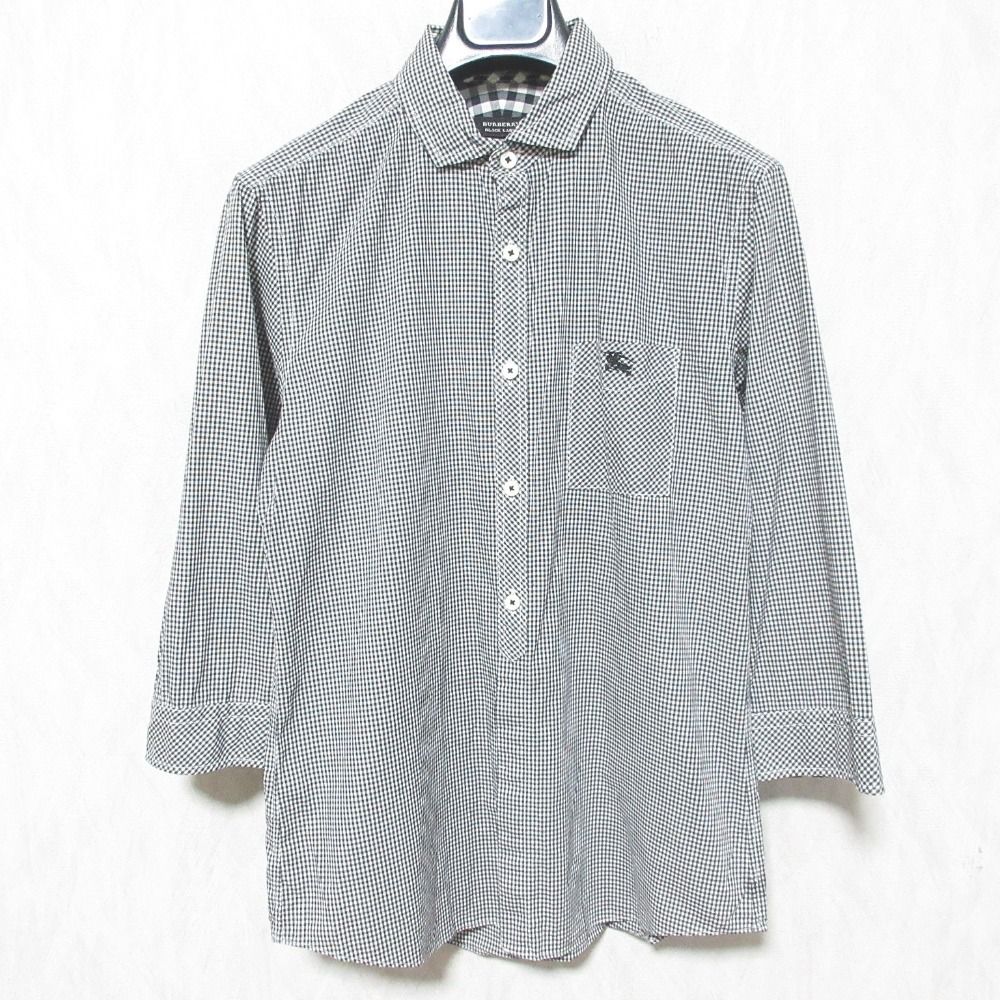 美品 BURBERRY BLACK LABEL バーバリーブラックレーベル ギンガム 