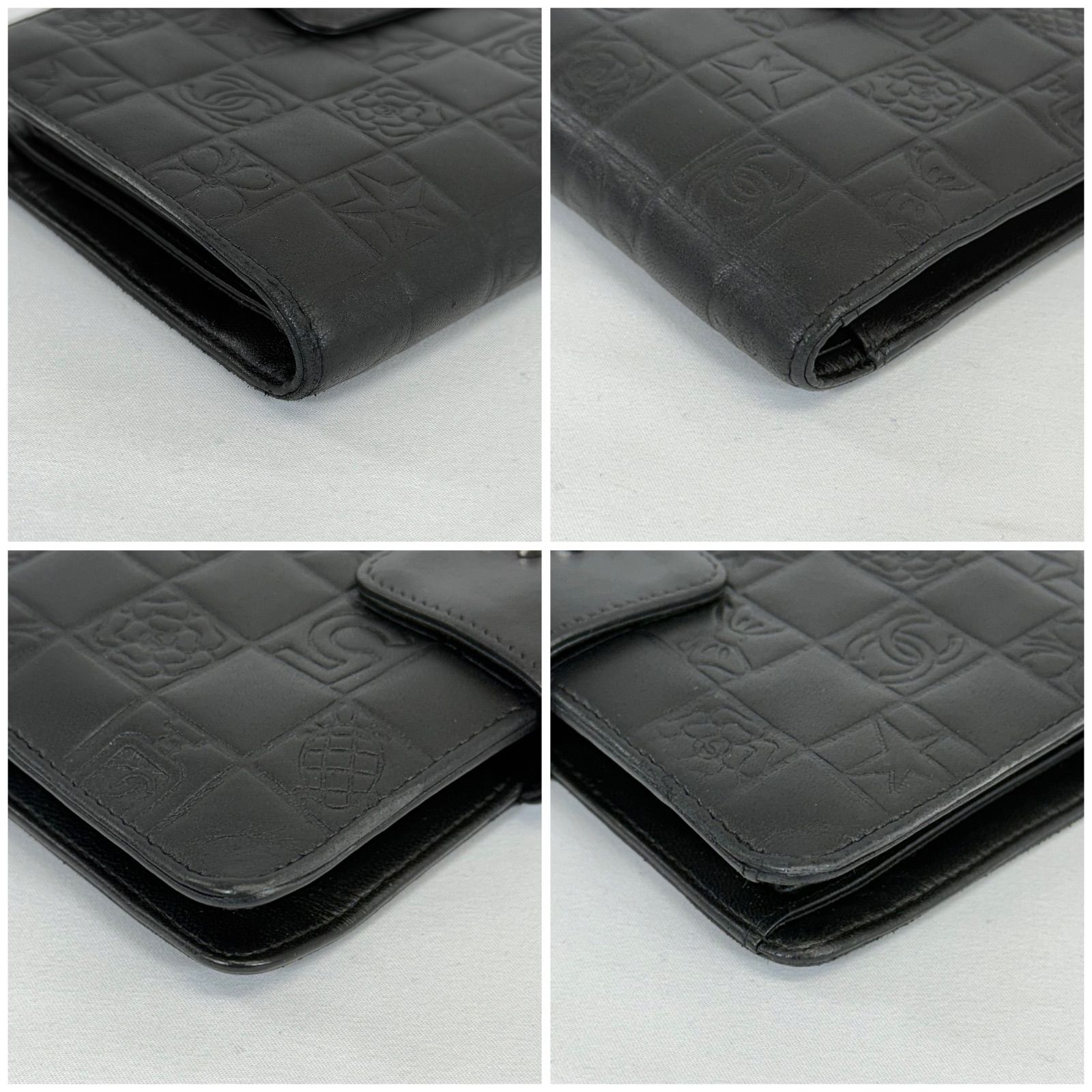 CHANEL【シャネル】超美品！ラムスキン　アイコンライン 人気・美品】CHANEL シャネル ラムスキン アイコンライン ココマーク