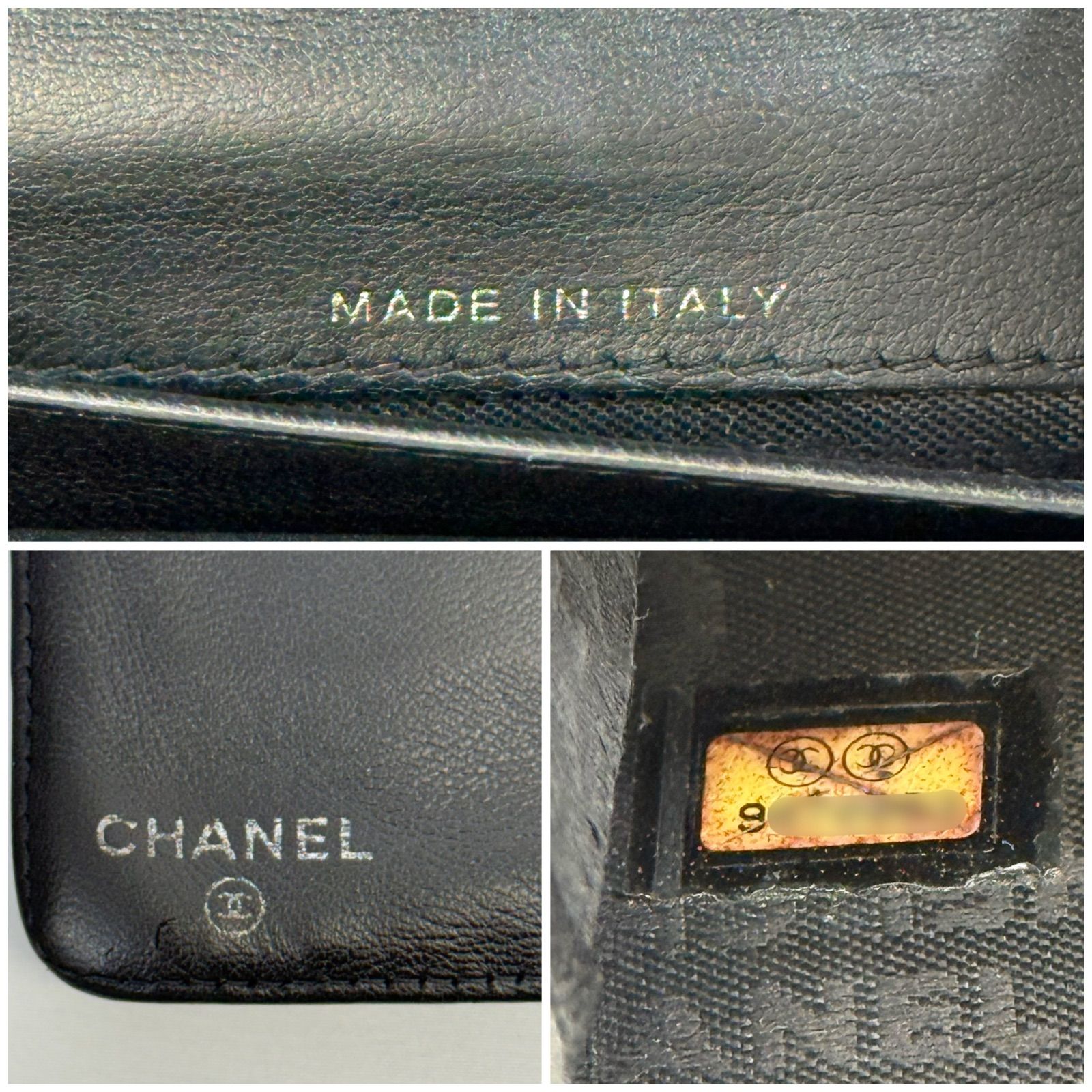 人気・美品】CHANEL シャネル ラムスキン アイコンライン ココマーク