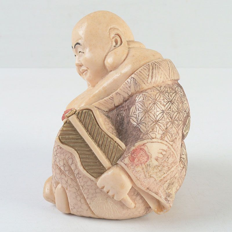 中国　玉石寿山石彫刻　布袋像　仏像　置物　N　5406 中国 玉石寿山石彫刻 布袋像 仏像 置物 N 5406