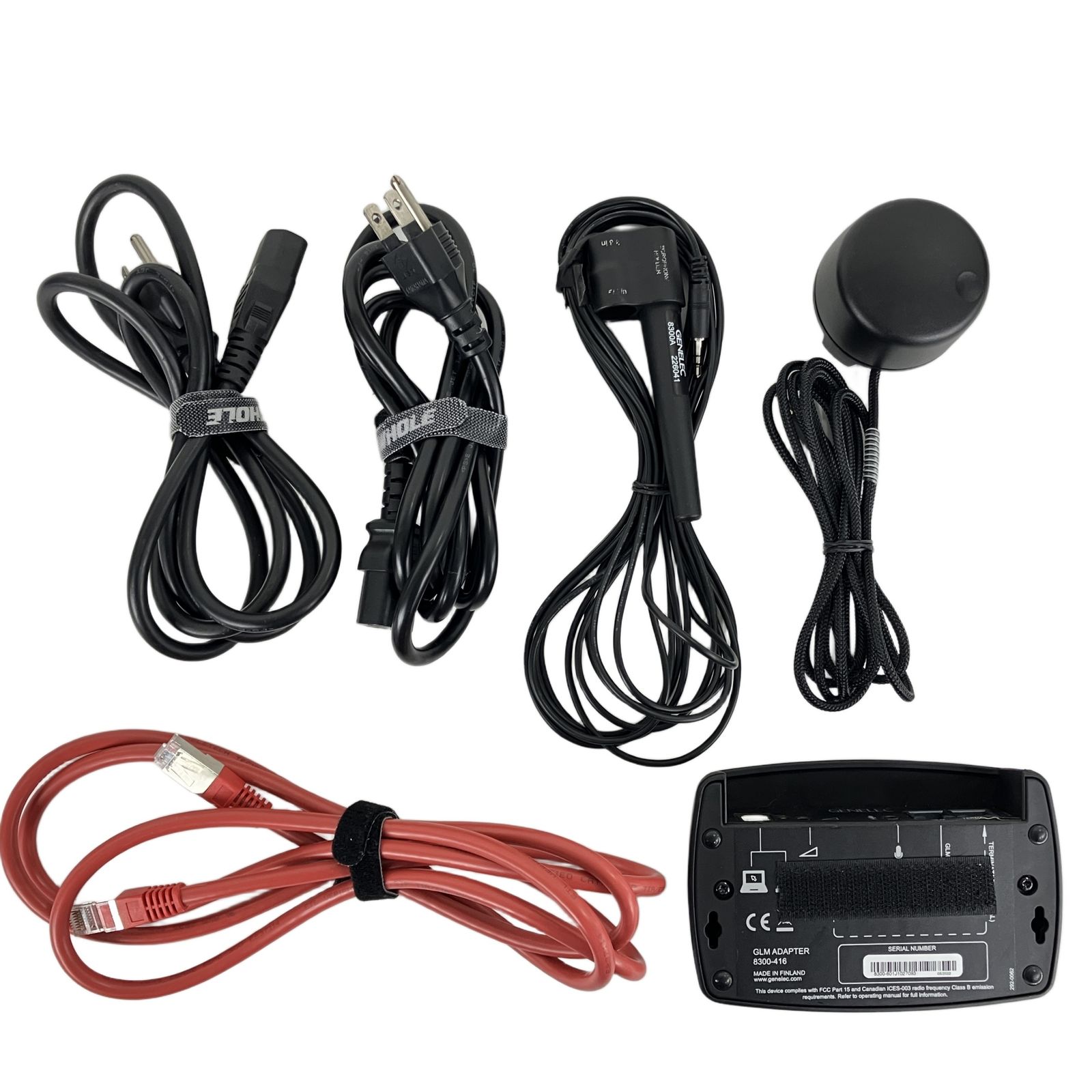 GENELEC 8330A モニタースピーカー ペア アダプターセット 音響器材