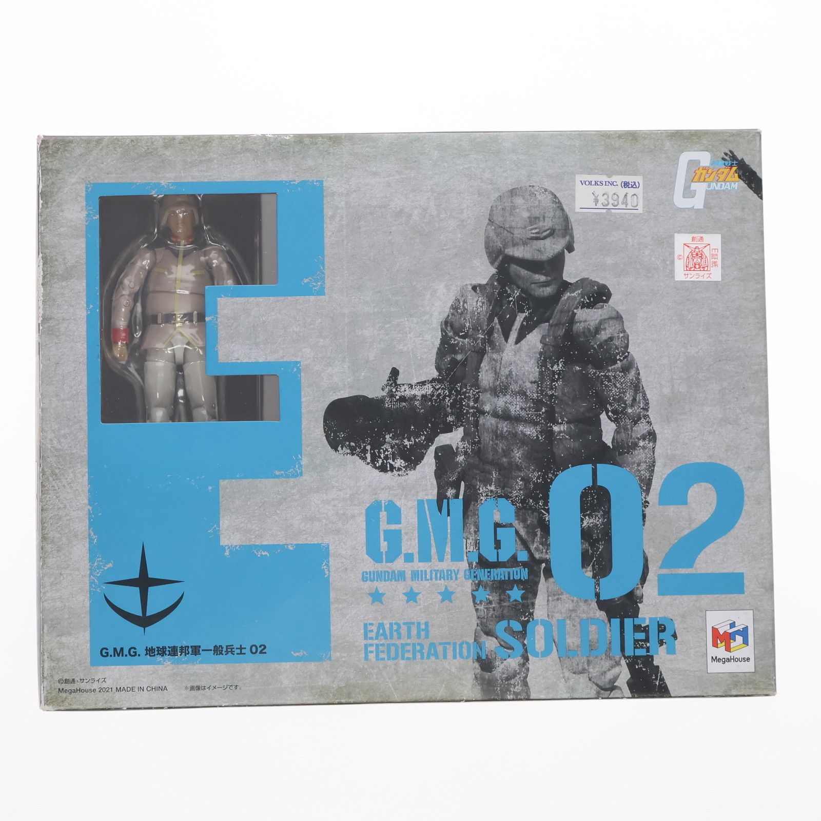 G.M.G.(ガンダムミリタリージェネレーション) 地球連邦軍一般兵士02 機動戦士ガンダム 完成品 可動フィギュア メガハウス