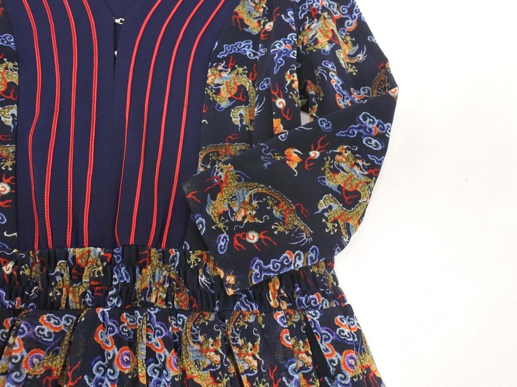 VIVIENNE TAM ヴィヴィアンタム チュール パワーネット 龍 ドラゴン 総