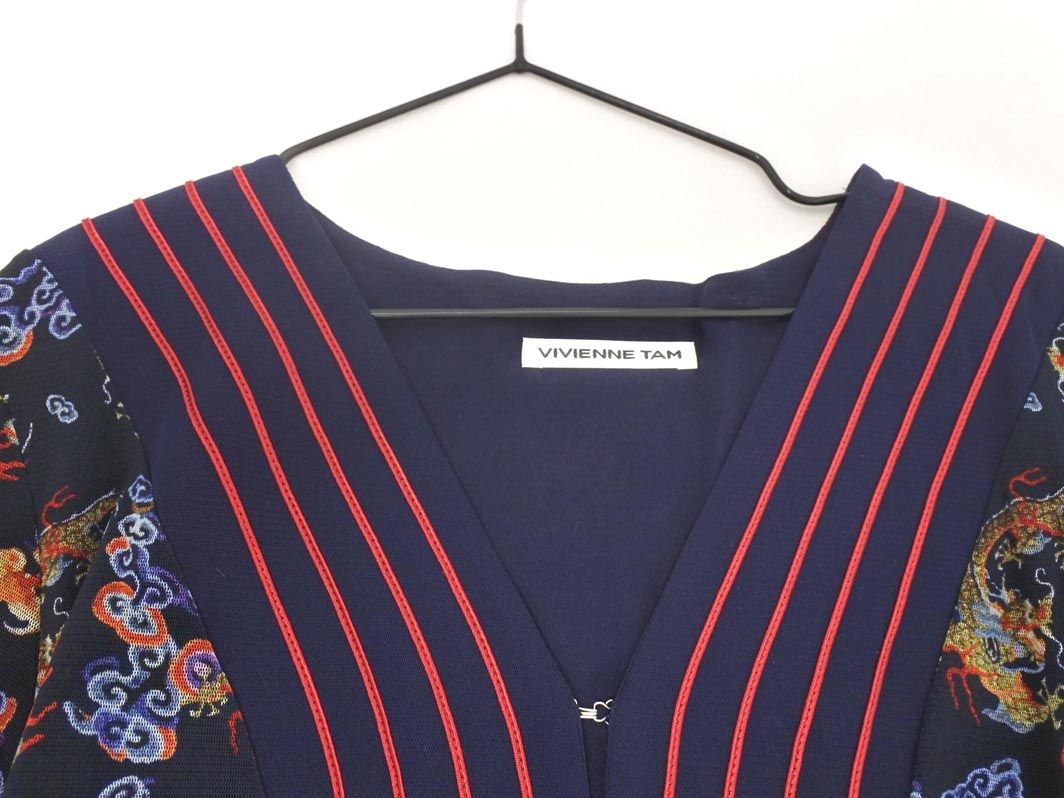 VIVIENNE TAM ヴィヴィアンタム チュール パワーネット 龍 ドラゴン 総