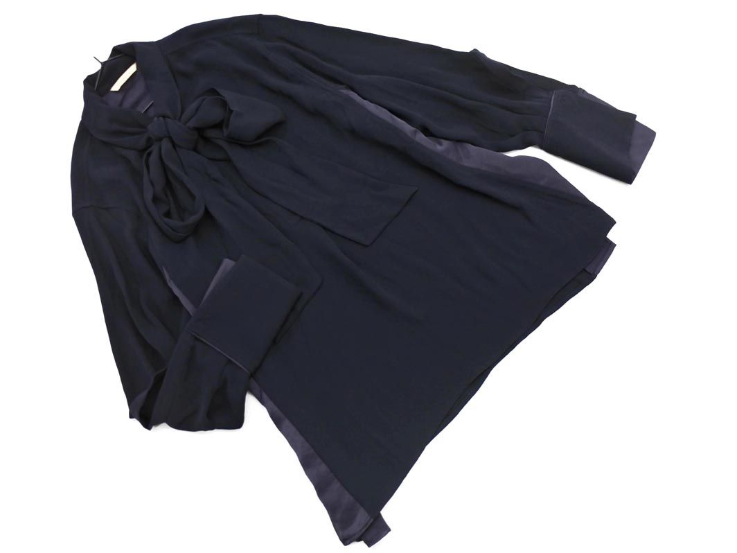 Curensology カレンソロジー ジョーゼットタイ ブラウス シャツ sizeF