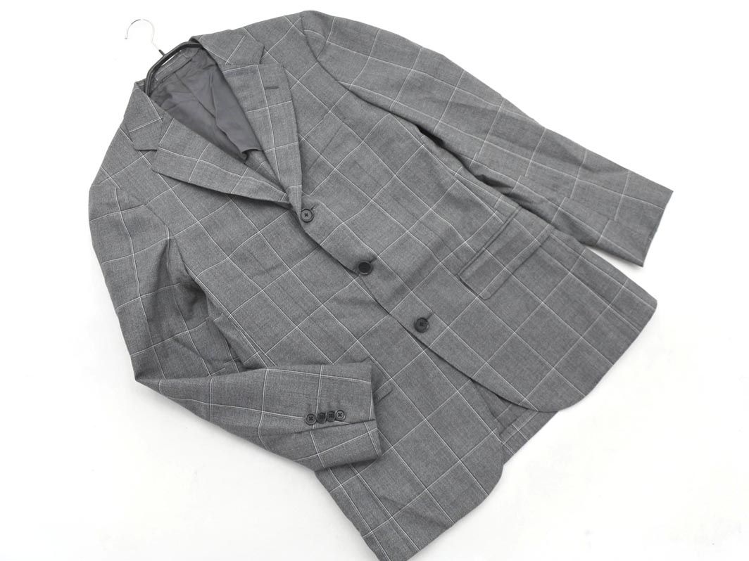 極美品✨ユナイテッドアローズ パンツスーツ セットアップ 38 グレー チェック UNITED ARROWS ユナイテッドアローズ チェック セットアップ