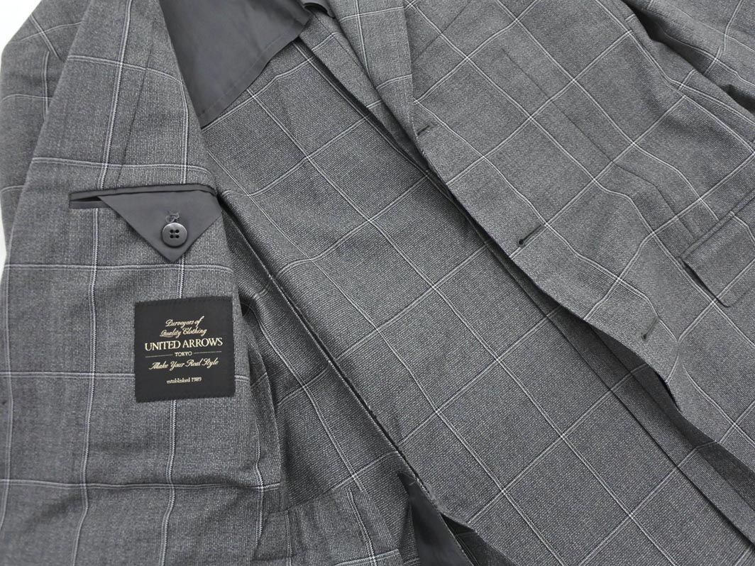 UNITED ARROWS ユナイテッドアローズ チェック セットアップ