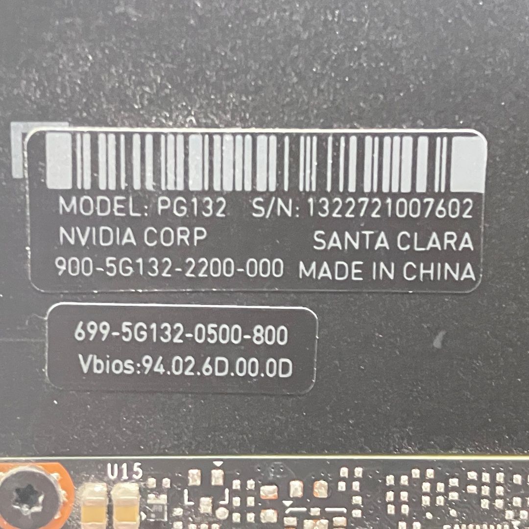 NVIDIA RTX A5000 24GB グラフィックボード GDDR6 GPU