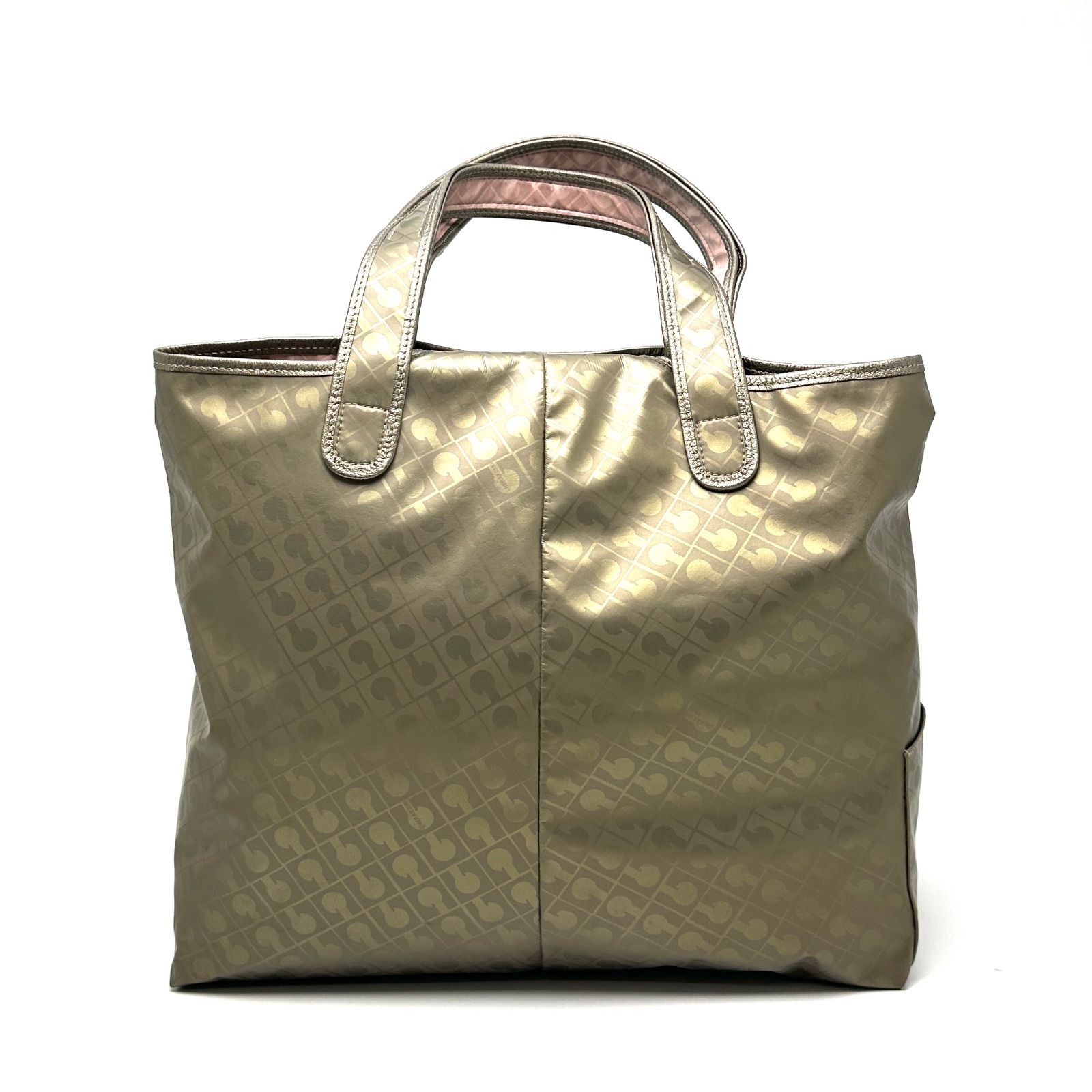 GHERARDINI ゴールド トートバッグ 楠本質店/元住吉】ゲラルディーニ GHERARDINI トートバッグ ゴールド