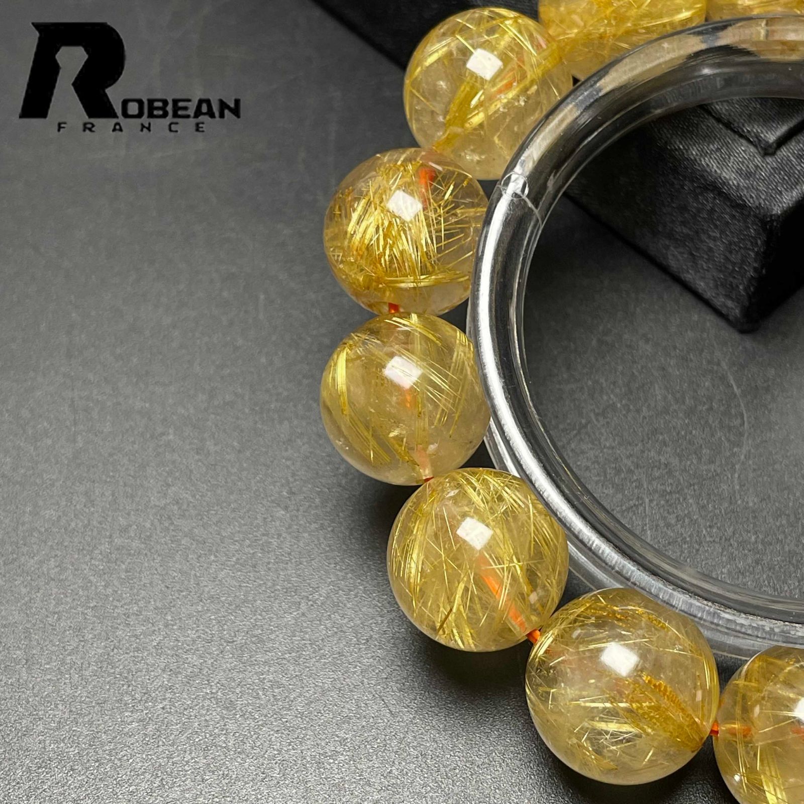 綺麗 EU製 定価100万円☆ROBEAN・極!極満針ルチルクォーツ
