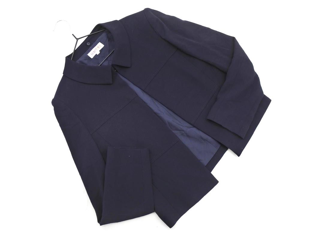 YUKI TORII ユキトリイ ウール100% ジャケット size36/紺