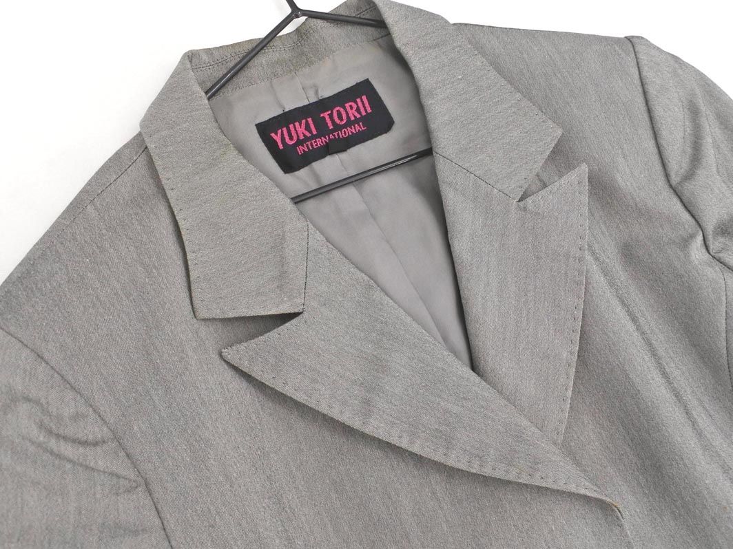 YUKI TORII ユキトリイ テーラード ジャケット size40/グレー